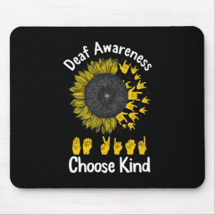 Sensibilisierung Sonnenblumen Kind Gelbe Schleife Mousepad