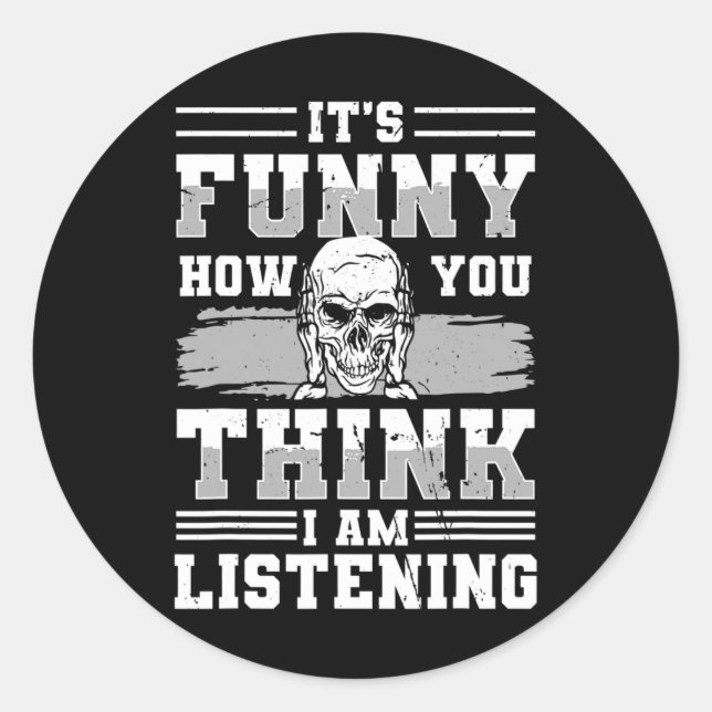 Sensibilisierung und Geste der Handbewegung Runder Aufkleber (Vorderseite)