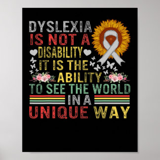 Sensibilisierung Welteinzigartig Nicht Behinderung Poster