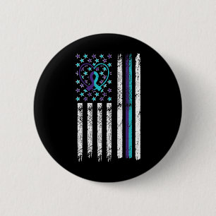 Sensibilisierungsflagge Angst Psychische Gesundhei Button