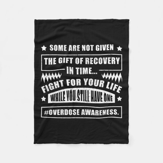 Sensibilisierungskampfflugzeug für Suchtverhalten Fleecedecke (Vorderseite)