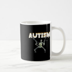 Sensibilisierungskelett für Autismus - unterstütze Kaffeetasse