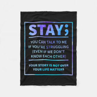 Sensibilisierungsmaßnahmen Semicolon Psychische Ge Fleecedecke