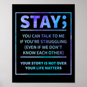 Sensibilisierungsmaßnahmen Semicolon Psychische Ge Poster