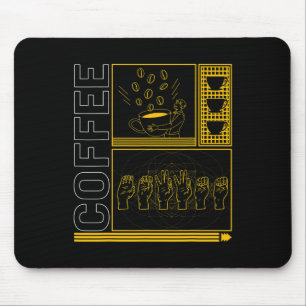 Sensibilisierungsmonat Kaffeebecher Lover Trendy L Mousepad