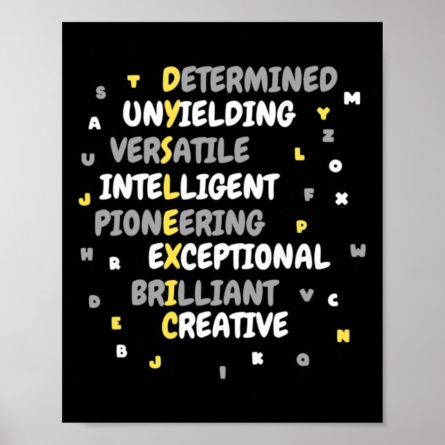 Sensibilisierungsmonat mit Bedeutung Poster (Vorne)