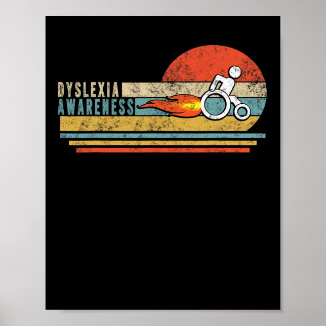 Sensibilisierungsschwächen Geschenke für behindert Poster (Vorne)