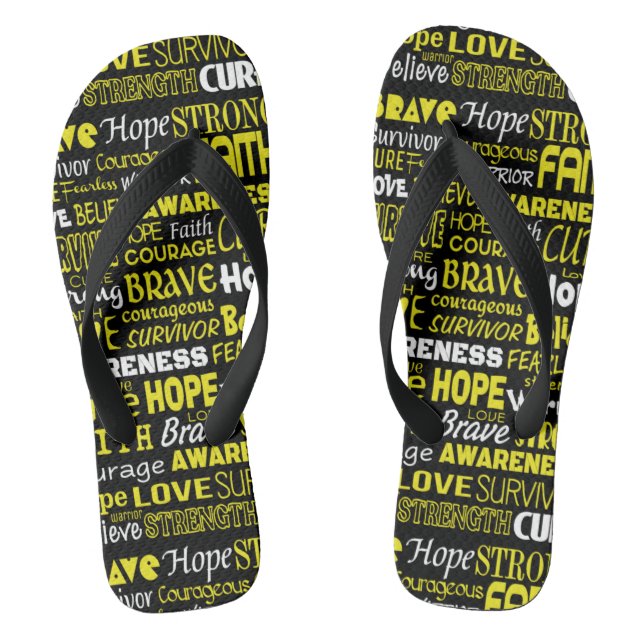 Sensibilisierungsworte...Endometriose Flip Flops (Fußbett)