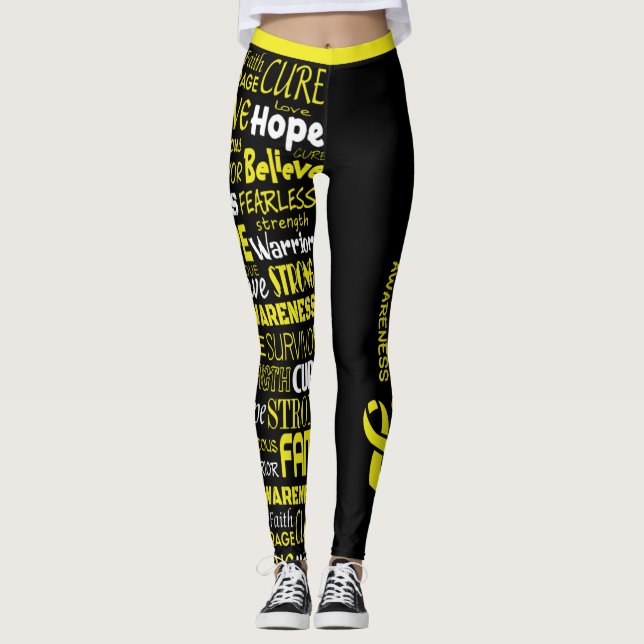 Sensibilisierungsworte...Endometriose Leggings (Vorderseite)