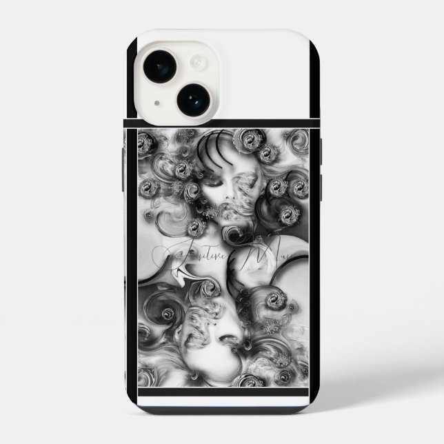 "Sensitive Maus", Apple iPhone 14 Fall Hülle (Rückseite)