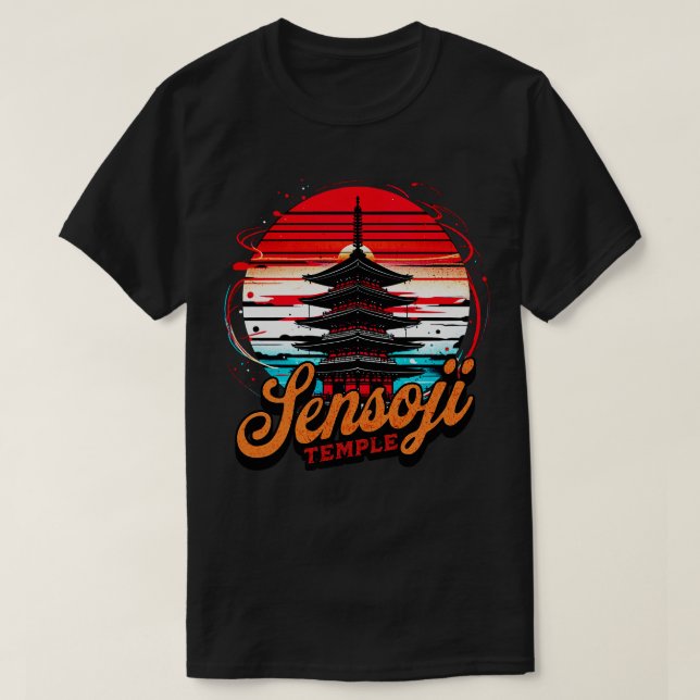 Sensoji Tempel Tokyo Design 1 T-Shirt (Design vorne)