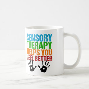 Sensorische Therapiehanddrucke Arbeitstherapeut Kaffeetasse