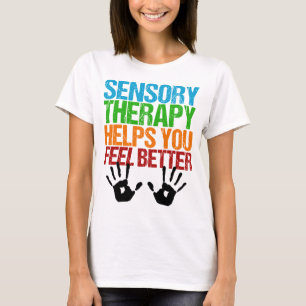 Sensorische Therapiehanddrucke T-Shirt