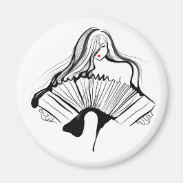 Sensual Bandoneon Magnet