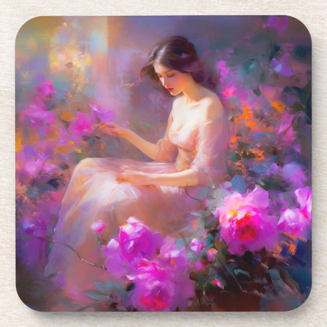 Sensual Elegance Getränkeuntersetzer (Vorderseite)