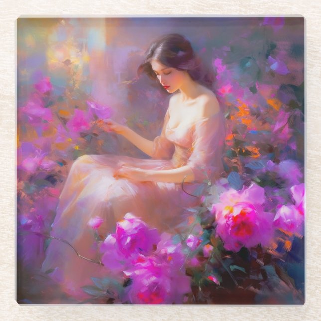 Sensual Elegance Glasuntersetzer (Vorderseite)