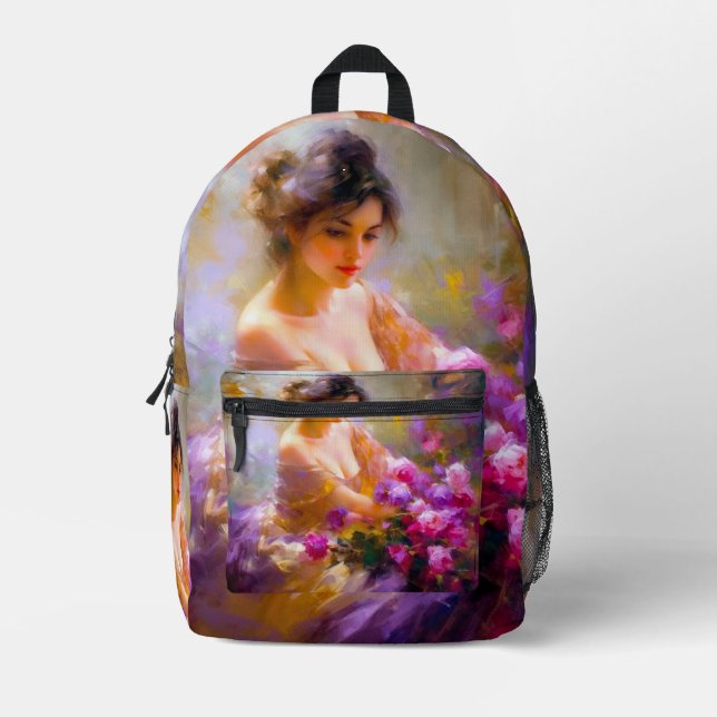 Sensual Portrait Bedruckter Rucksack (Vorderseite)