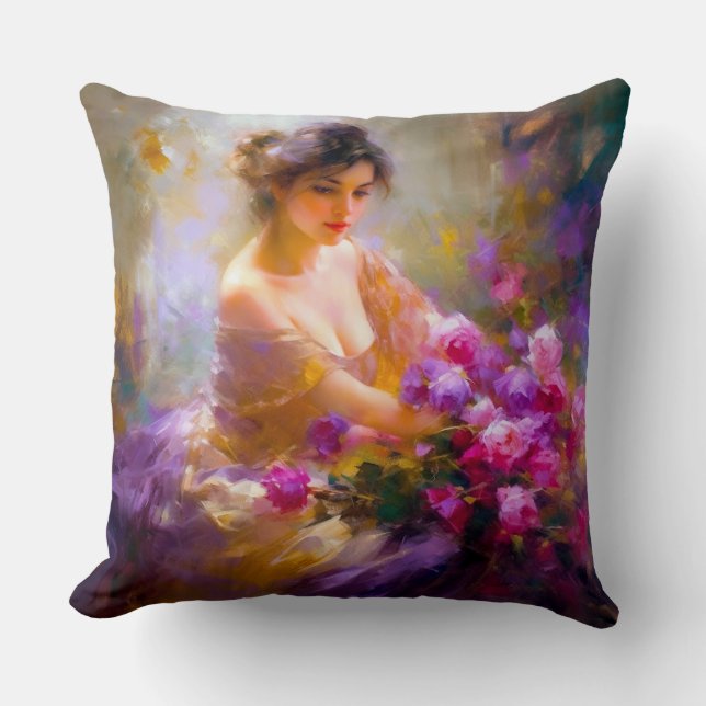 Sensual Portrait Kissen (Vorderseite)