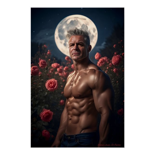 Sensuality Sculpted in Moonlight Poster (Vorderseite)