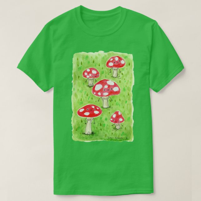 Sentient Mushrooms T-Shirt (Design vorne)