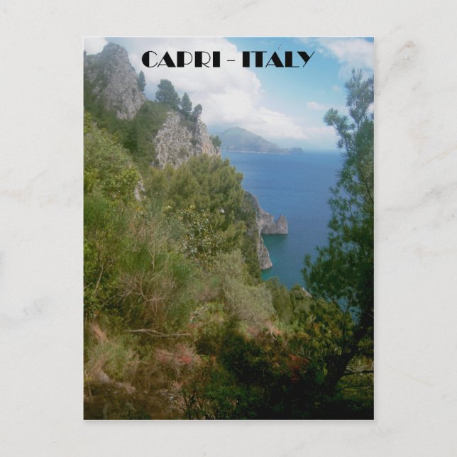 Sentiero dei Cacciatori, Insel Capri Postkarte (Vorderseite)