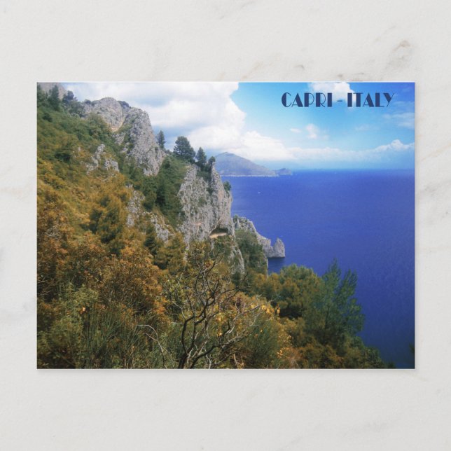 Sentiero dei Cacciatori, Insel Capri Postkarte (Vorderseite)