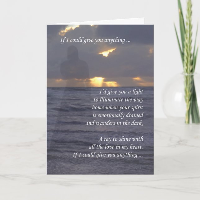 Sentimental Birthday Original Writing Karte (Vorderseite)