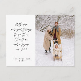 Sentimental, frohe Weihnachten, Familienfest Foto Postkarte