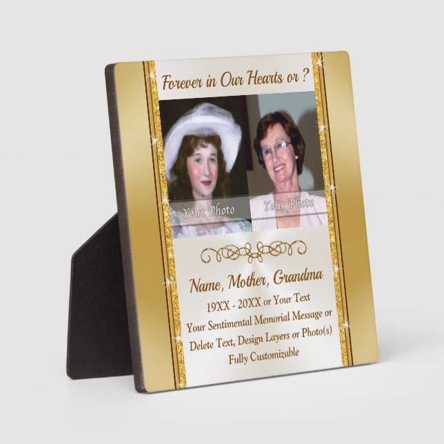 Sentimental Geschenke für jemanden, der einen geli Fotoplatte (Vorderseite)