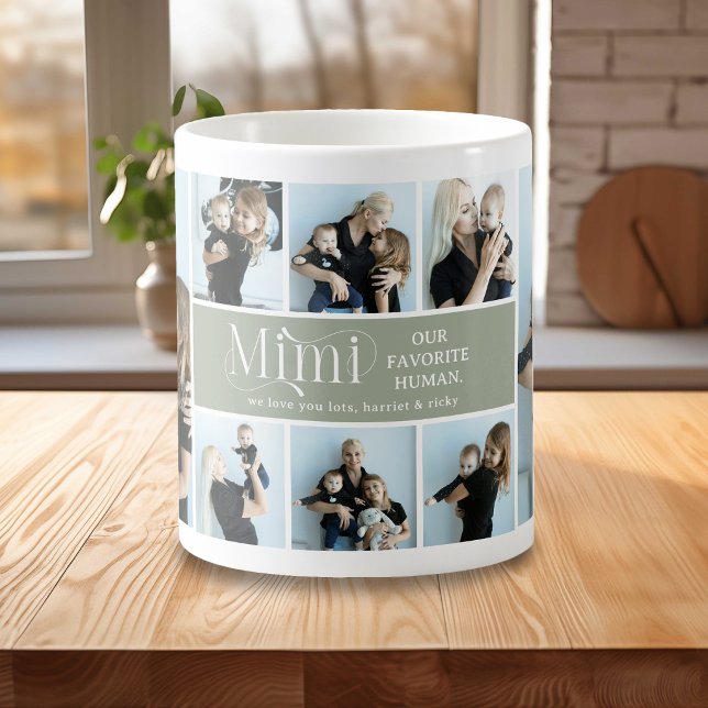 Sentimental Photo Collage Mimi Keepsake Kaffeetasse (Von Creator hochgeladen)