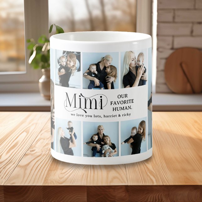 Sentimental Photo Collage Mimi Keepsake Kaffeetasse (Von Creator hochgeladen)