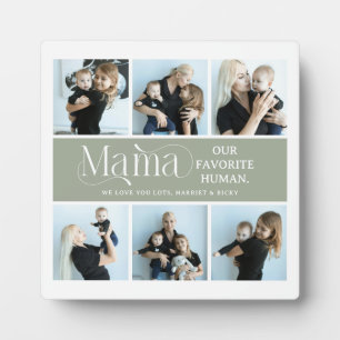 Sentimentale Fotocollage Mama Andenken Fotoplatte