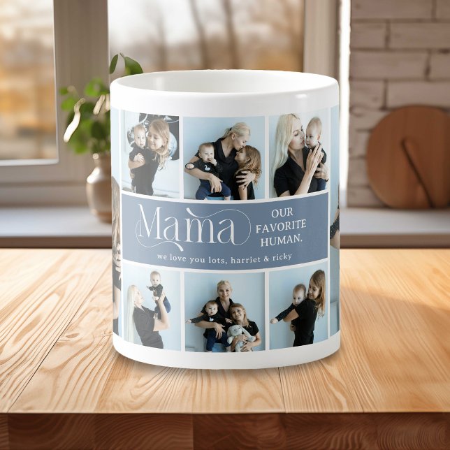 Sentimentale Fotocollage Mama Andenken Kaffeetasse (Von Creator hochgeladen)