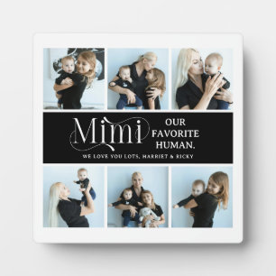 Sentimentale Fotocollage Mimi Andenken Fotoplatte