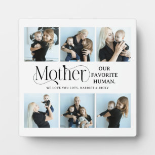 Sentimentale Fotocollage-Mutter-Andenken  Fotoplatte