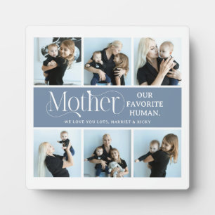 Sentimentale Fotocollage Mutter Andenken Fotoplatte
