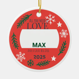 Sentimentales Haustier-Ornament | Alles was du bra Keramik Ornament