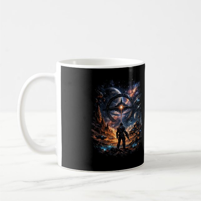 Sentinel of the Star Gate Kaffeetasse (Links)