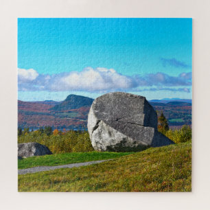 Sentinel Rock, Lake Willoughby, Vermont Jigsaw Puz Puzzle
