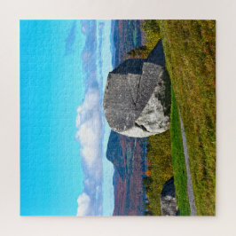 Sentinel Rock, Lake Willoughby, Vermont Jigsaw Puz Puzzle