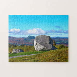 Sentinel Rock, Lake Willoughby, Vermont Puzzle