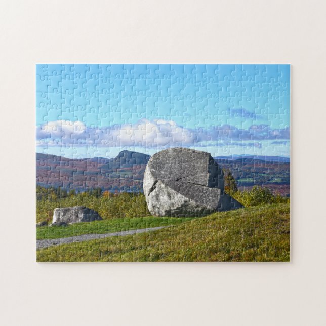 Sentinel Rock, Lake Willoughby, Vermont Puzzle (Horizontal)