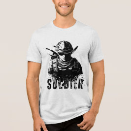 Sentinel T-Shirt Männer Tri-Blend Shirt