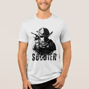 Sentinel T-Shirt Männer Tri-Blend Shirt