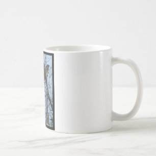 Sentinels Blue Jay und Kardinal von Lee Hiller Kaffeetasse