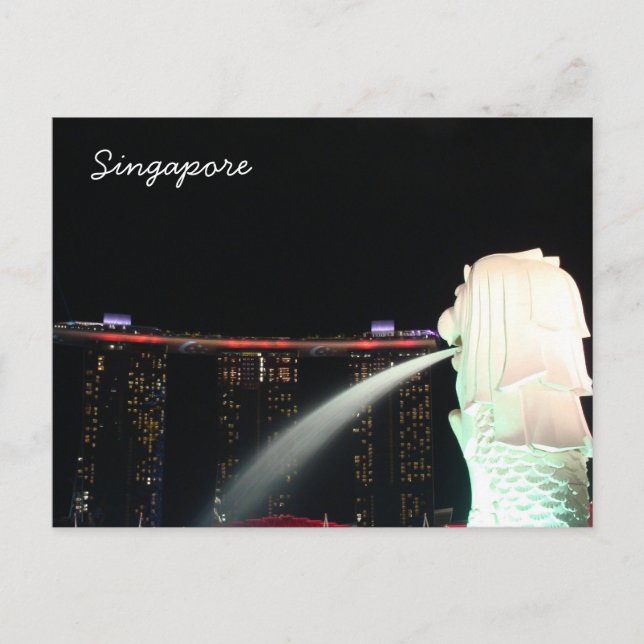 Sentosa Marina Bay Singapur Postcard Postkarte (Vorderseite)