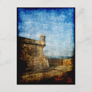 Sentry Post Old San Juan Postkarte
