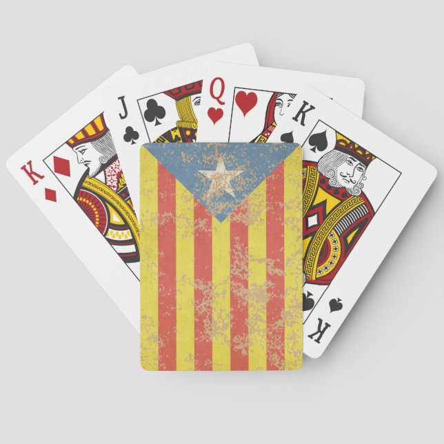 Senyera Estelada Blava Antiga Spielkarten (Rückseite)