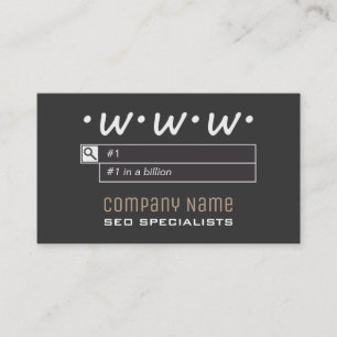 SEO Berater-Visitenkarten Visitenkarte