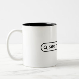 SEO-Merch-Angebot Zweifarbige Tasse